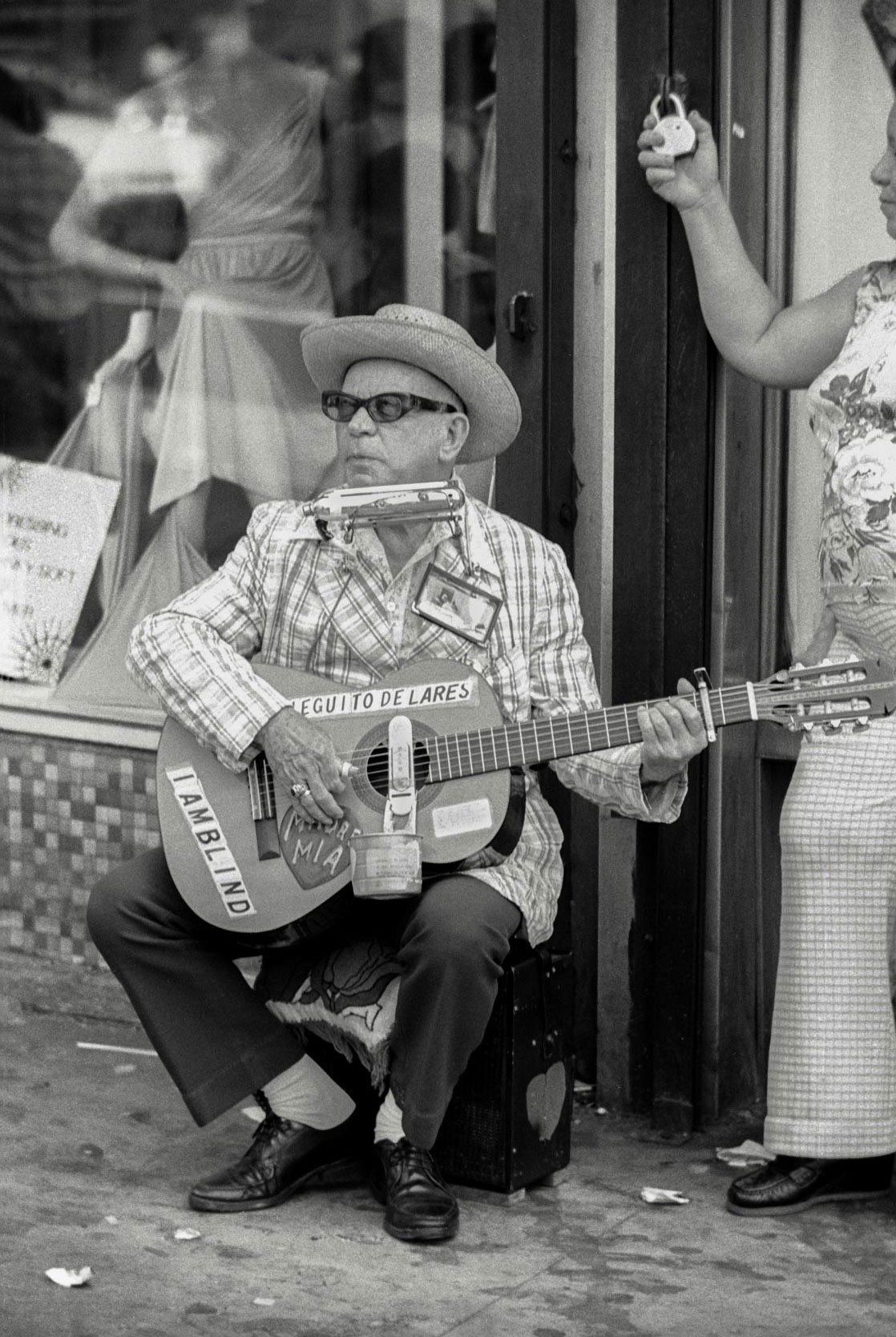 El Cieguito de Lares, Fordham Road, 1979.