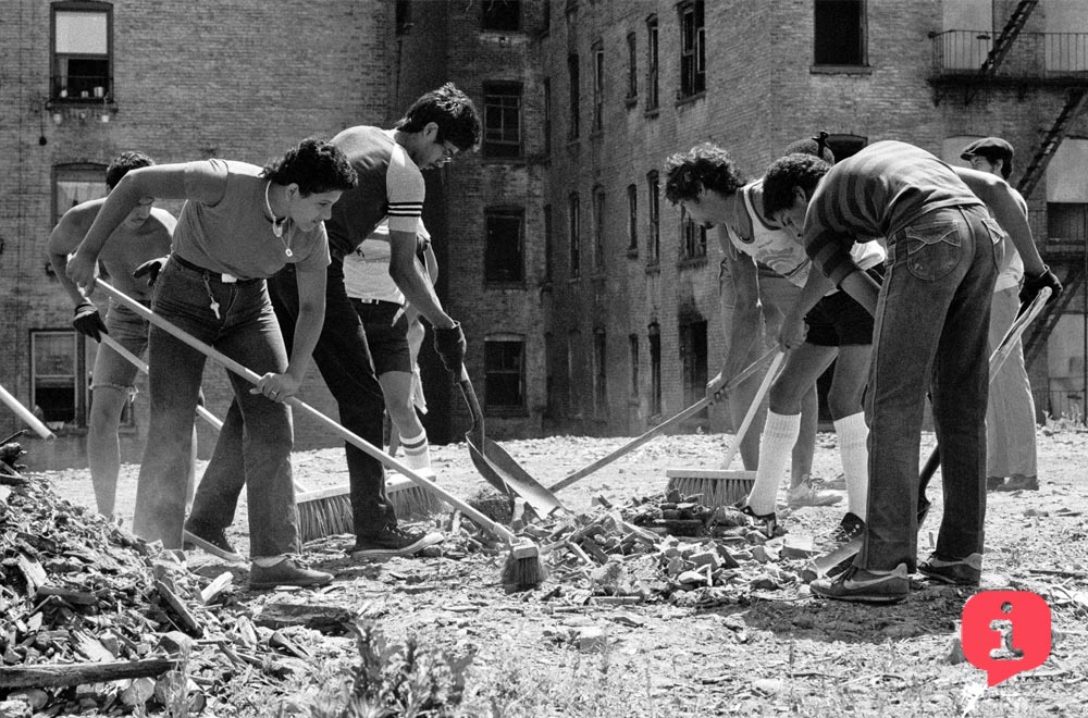 United Bronx Parents Lot Cleanup, 1978.